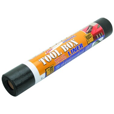 US General 18 in x 72 in Nonslip Toolbox Solid Liner Black