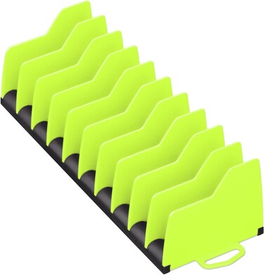 Ernst Manufacturing 5505HV Plier Pro Premium NoSlip Plier Organizer Toolbox Organization Solution for Pliers Cutters Slip Joint Pliers HiViz