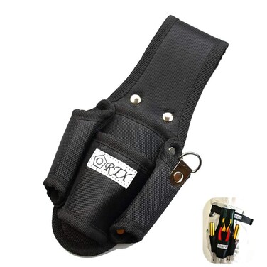 Mini Tool Pouch Electricians Tool Work Organizer Holder 4 Pockets  Loop Durable Multipurpose for Pliers Screwdrivers