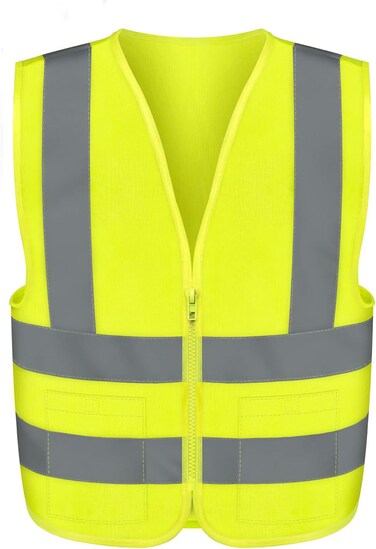 Neiko High Visibility Safety Vest with Reflective Strips