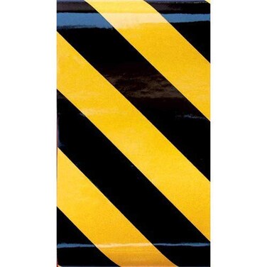 Hillman Reflective Tape Yellow and Black 5 Count