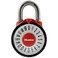 Master Lock 1588D Locker Lock Combination Padlock with Magnification Lens 1 Pack Assorted Colors