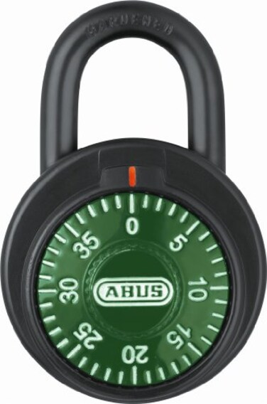 ABUS 7850 C 2Inch Locker Dial Combination Padlock Green