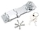 dingchi Extra thick Door Chain Lock Casting Door Security Chain Guard Hardware Door Security Guards Swing Bar Lock Heavy Duty Latch Lock for Inside Door Brushed Nickel Finish