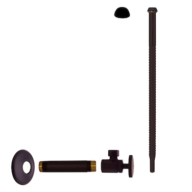 Westbrass D103K1212 12 IPS x 38 OD x 12 Corrugated Supply Kit Oil Rubbed Bronze