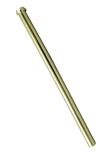Westbrass D12103 12 OD Bullnose Faucet Riser 12 Polished Brass