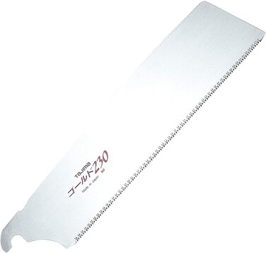 TAJIMA Replacement Pull Saw Blade  230 mm x 21 TPI Japanese Flush Cut Hand Saw Blade with PremiumGrade Steel  TripleEdge Cutting Teeth  GNB230