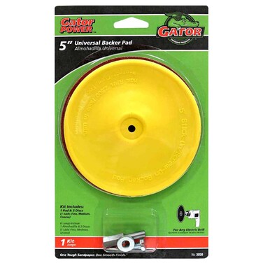 ALI INDUSTRIES Gator Finishing 3050 Universal Backer Pad Kit 1 Pack 5 5