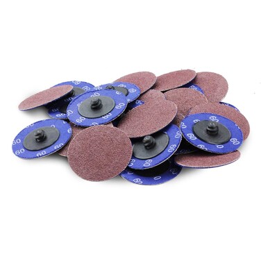BHA 2 Roloc Aluminum Oxide Quick Change Sanding Discs 60 Grit  25 Pack