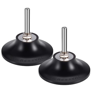 ANCIRS 2Pack 3 Disc Pad Holder Shank for 3M Roloc  for Polishing Sanding Surface Preparation 14 Shank