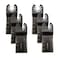 TuhooMall Mixed Wood Oscillating Tool Blades Multitool Saw Blade Set Quick Release Saw Blades Fit for Fein Multimaster Porter Rockwell Cable Black  Decker Ridgid Ryobi  Dewalt Chicago 6 PCS
