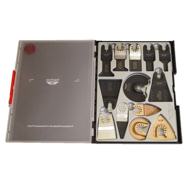 TopsTools 30 x SW_FAK30 Fast Fit OMT Mix Blades Boxset for Dewalt Bosch Fein NonStarLock Makita Milwaukee Craftsman Chicago Ryobi Rockwell HyperLock Porter Cable Multi Tool Accessories