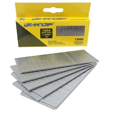 BHTOP F50 2 18 Guage Galvanized brad Nails 1000Pack