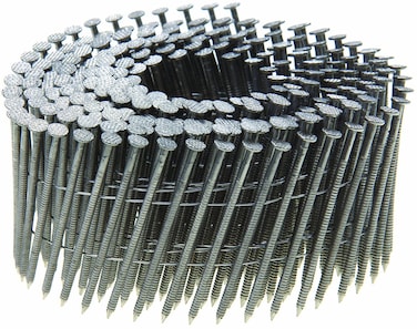 Grip Rite Prime Guard MAXC62826 15Degree Wire Coil 2316Inch by 090Inch Ring Shank 316 Stainless Steel Siding Nails 1800 Per Box