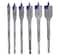 IRWIN Tools SPEEDBOR Spade Bit StandardLength 6Piece Set 88886