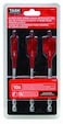 Task Tools T11683 6Inch Signature Spade 3Piece Bit Set Includes 12Inch 34Inch and 1Inch Bits