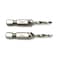 TEMO 2 pc 632 Combination Drill and Tap Multi Use Deburr Countersink Hex Bit