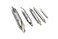 TEMO 5 pc Lathe Mill Combined Center Drill 60 degree Countersink Sizes 1 2 3 4 5