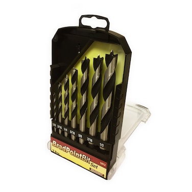 Milescraft 1812 7 pc Brad Point Bit Set imperial