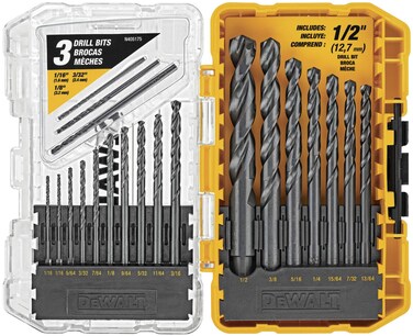 DEWALT Black Oxide Drill Bit Set 20Piece DW1177