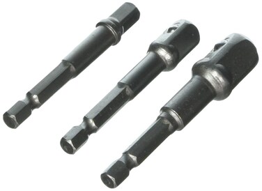 3 Piece Hex Drill Socket Drivers 14 38 12 Item 68513