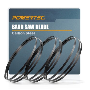 POWERTEC 80 Inch Bandsaw Blades 38 x 4 TPI Band Saw Blades for Sears Craftsman 12 Band Saw for Woodworking 3 Pack 131963P