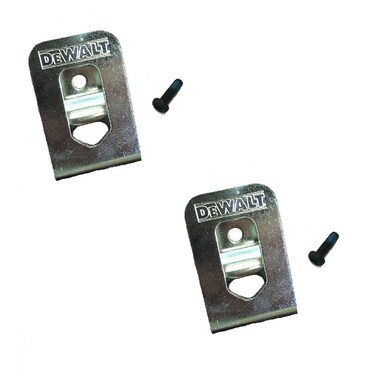 DEWALT N268241 Belt Hook Kit 2 Pack silver