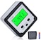 TickTockTools Digital Angle Finder by  Magnetic Mini Level and Bevel Gauge  Woodworking with Table or Miter Saw  Inclinometer  Precise Measurement Tool with LCD and Backlight  180 Degree Rotation