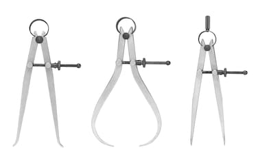 General Tools 45024 3Piece Divider  Caliper Set