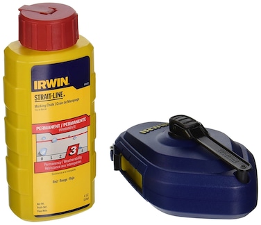 Irwin Tools IRWIN STRAITLINE Chalk Line Speedline Reel Red 100 ft 19328852 Piece Set