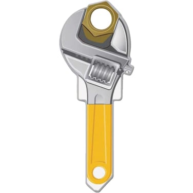 Lucky Line Key Shapes WRENCH House Key Blank SC1 1 Key B123S