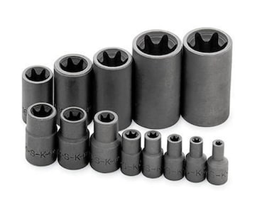 SK 19761 13 Piece 38Inch Drive E4 to E24 Torx Socket Set