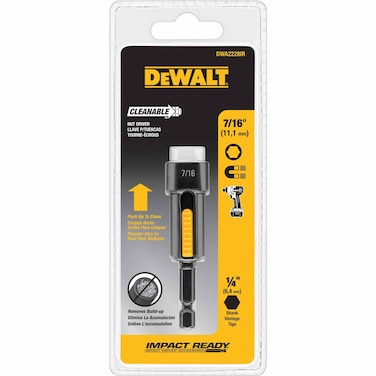 DEWALT DWA2228IR 716Inch IMPACT READY Cleanable Nutsetter
