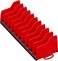 Ernst Manufacturing Plier Pro Premium NoSlip Plier Organizer Holds 10Tools of Any Size Rubber Base Keeps Tools in Place Model 5500 Red