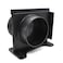 Big Horn 11457 4Inch Port x Single Threaded Port Blast Gate WallMounted