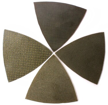 ZLion Diamond Triangular Sanding Pads for Oscillating Tools4 Pcslot