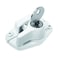 PrimeLine F 2646 Keyed Sash Lock  ChildProof Security Only Unlocks With Key For Aluminum Vinyl Or Wood DoubleHung Windows 2 Hole Centers HeavyDuty Zinc Diecast Construction White