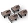 HRLORKC 4 Pack Adjustable Sliding Window Locks Window Wedge Window Stop for Home Office and Car