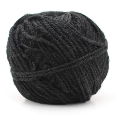 CleverDelights Black Jute Twine  50 Yards  2mm Diameter  EcoFriendly Natural Jute String Rope