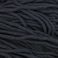 Craft County Super Soft 3 Strand Twisted Cotton Rope Black 14 Inch x 25 Feet