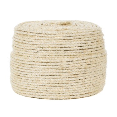 Golberg Twisted Sisal Rope Available in 14 516 38 12 34 and 1inch Diameters in Various Lengths