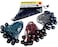Premium Ball Bungee Cords  Quality 60 Pack of 3 Size Tarp Banner Canopy Fasteners  Heavy Duty Black UV Treated Stretch Tie Loops with Plastic Toggle  Color Coded Cord to Indicate Size 60 Pack