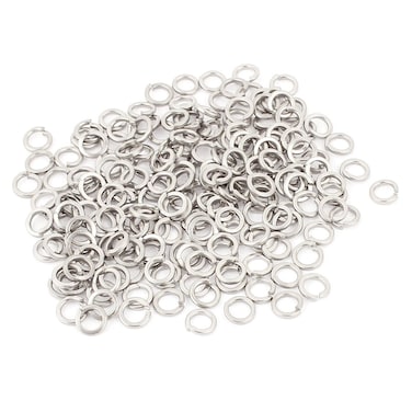 uxcell Screw Bolt Stainless Steel M4 Split Lock Spring Washers Gasket 200pcs