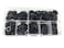 HVAZI 500PCS Nylon Flat Washer for M2 M25 M3 M4 M5 M6 M8 Screw BoltBlack