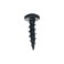 Rok 100 Pack Hardware 10 x 34 Coarse Deep Thread Pan Head Screws Black Phosphate Wood MDF
