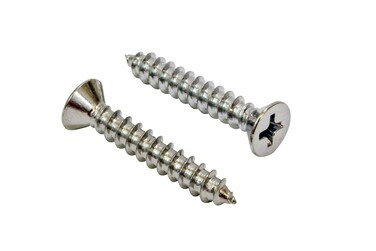 Bolt Dropper 8 x 114 Chrome Coated Stainless Flat Head Phillips Wood Screw 25 Pack 188 304 Corrosion Resistant