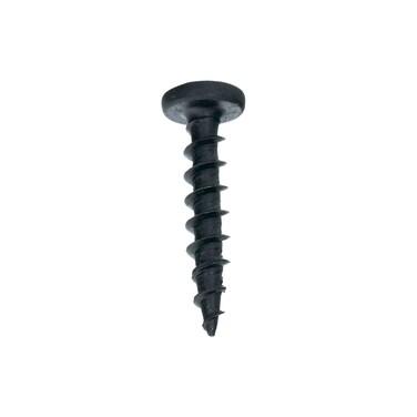 Rok 100 Pack Hardware 10 x 1 Coarse Deep Thread Pan Head Screws Black Phosphate Wood MDF S10X1PPCBP