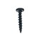 Rok 100 Pack Hardware 10 x 1 Coarse Deep Thread Pan Head Screws Black Phosphate Wood MDF S10X1PPCBP