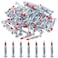 Glarks 60Pcs Heavy Duty 18 inch 354659mm Zinc Plated Steel Molly Bolt Drive Hollow Drive Wall Anchor Screws Kit 18SDx46MM zinc