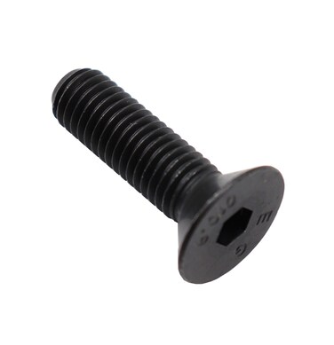 binifiMux 10pcs M10x45mm Black Flat Countersunk Head Hex Socket Cap Bolts 109 Grade Alloy Steel